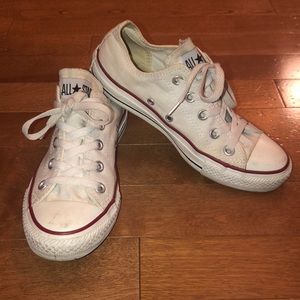 “Grungy” White Converse